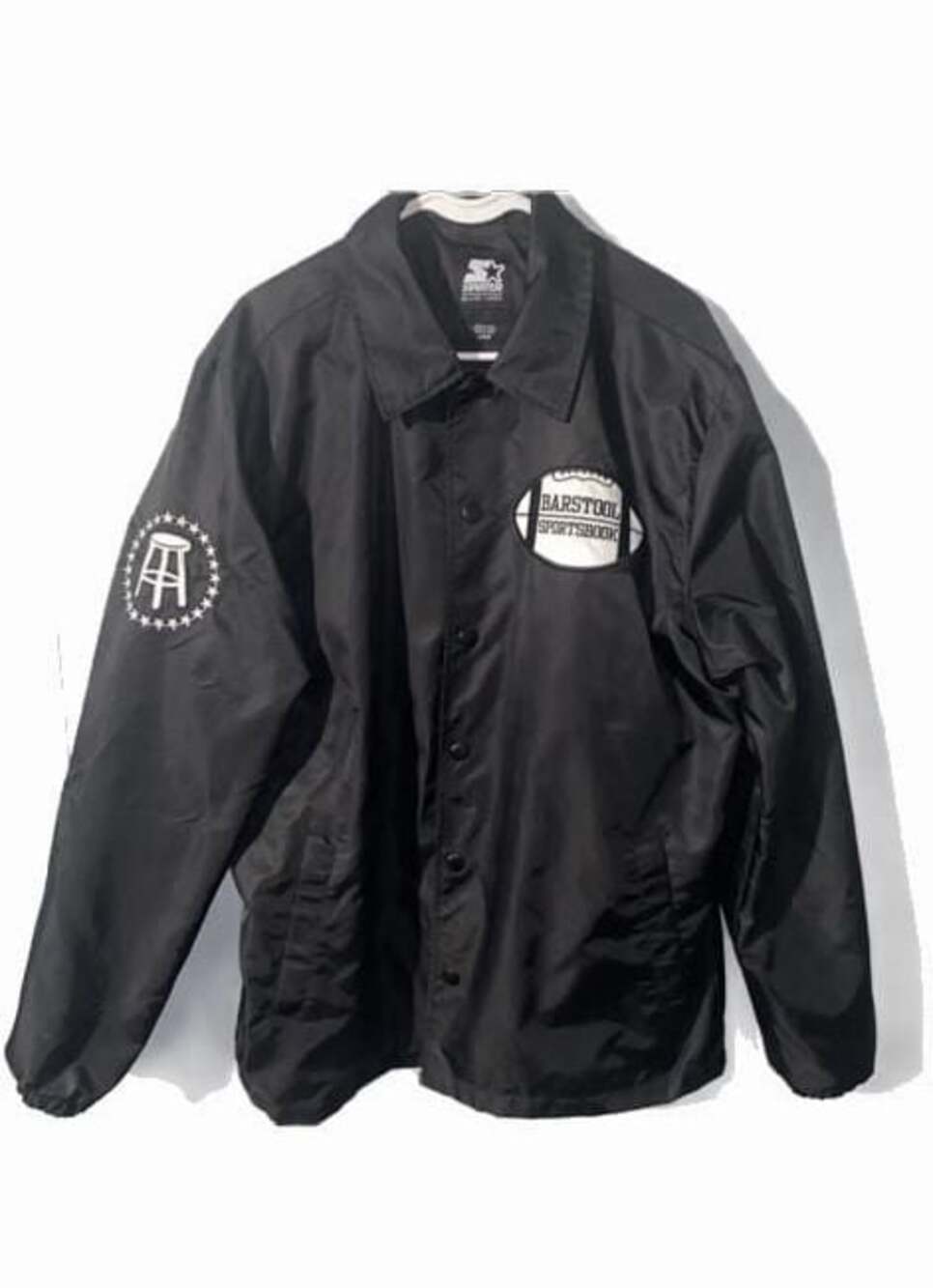 Starter Black Label Barstool Sportsbook Overs Club Coaches Jacket